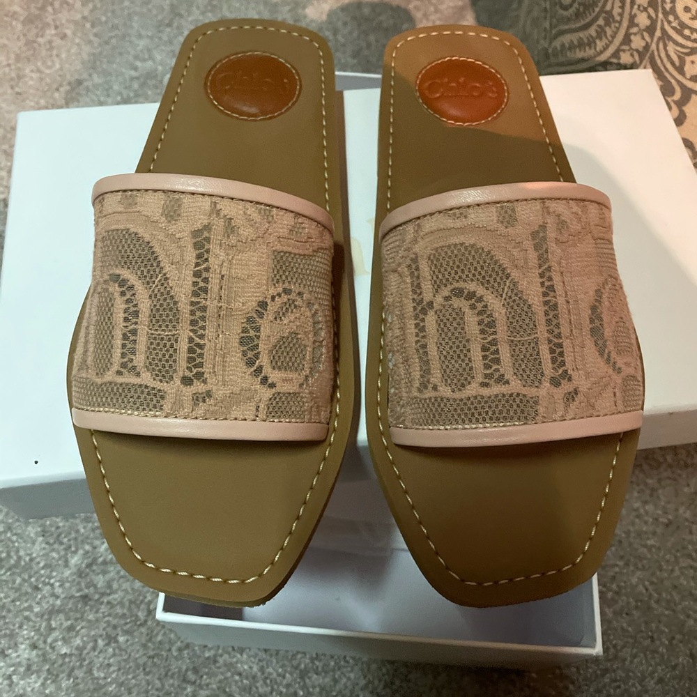 Chloe woody sandals size 7